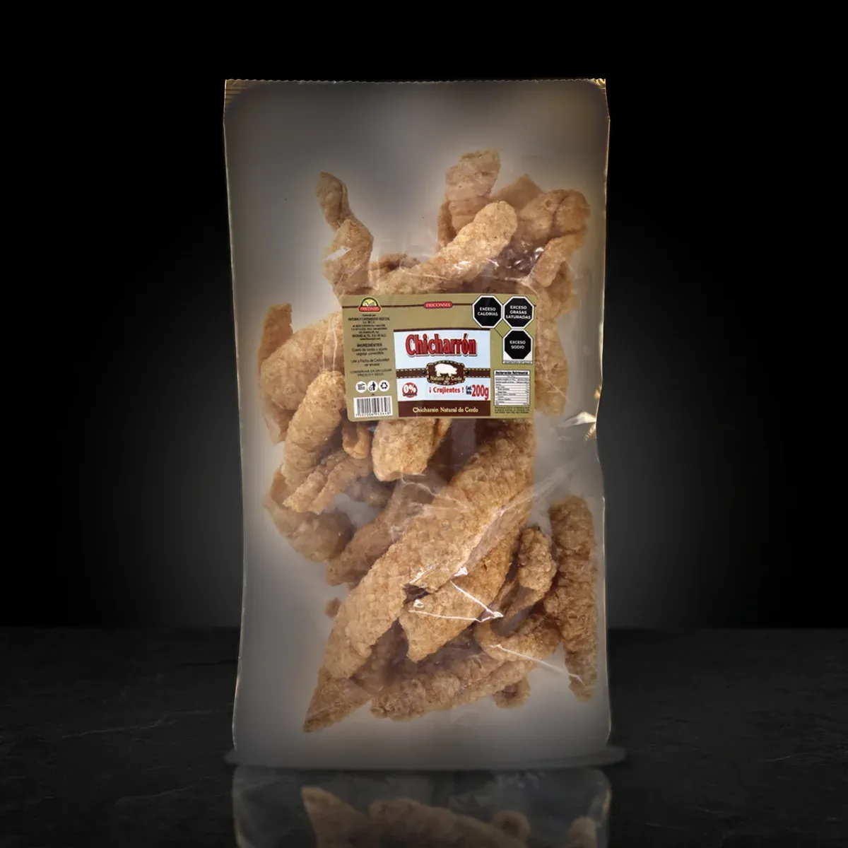 Pork rind strips